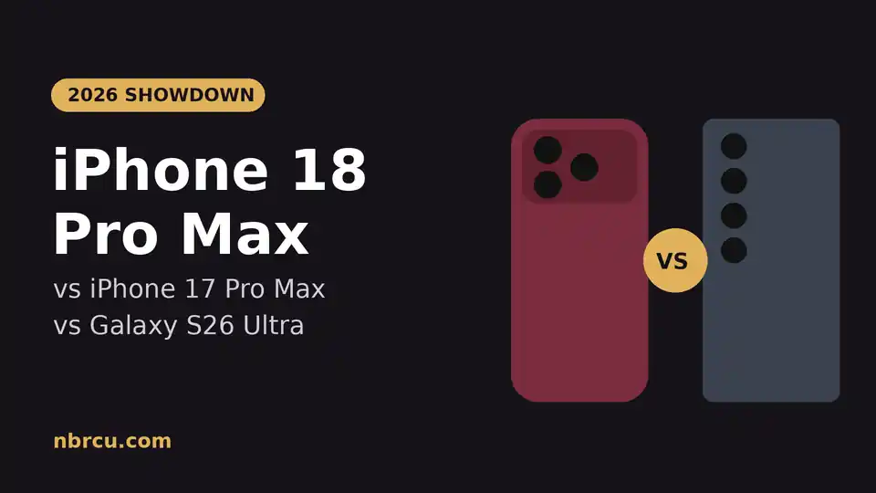 iPhone 18 Pro Max vs iPhone 17 Pro Max vs Galaxy S26 Ultra comparison